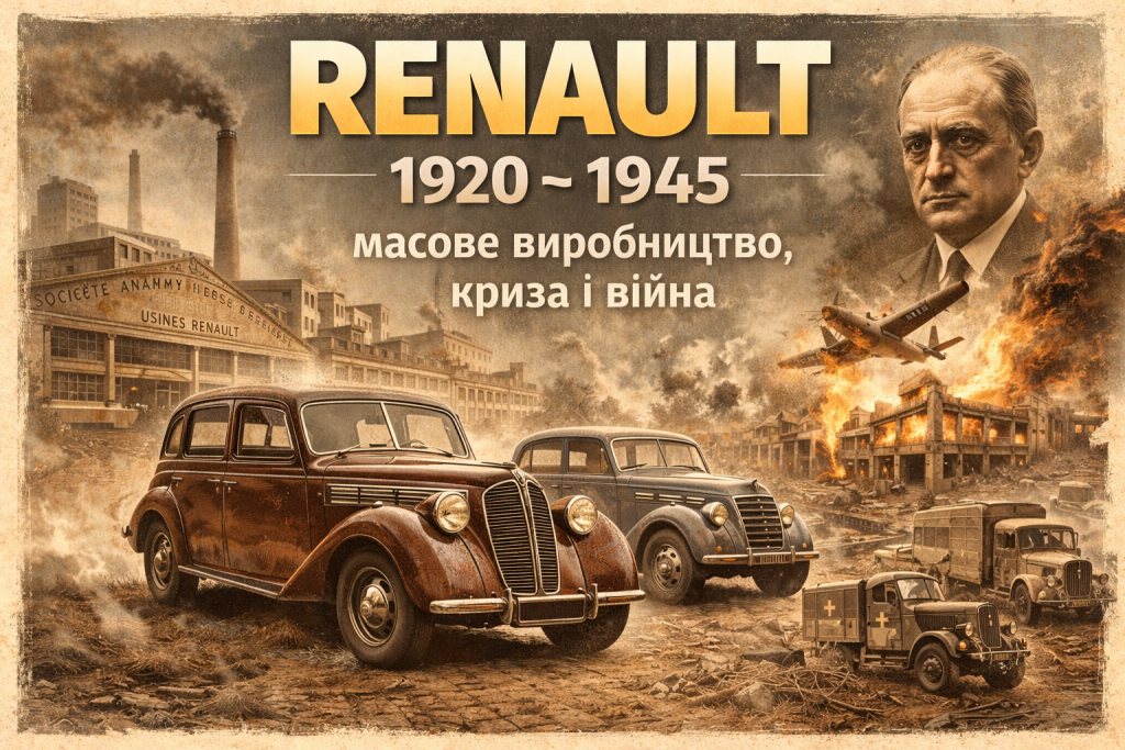 Заводи Renault у 1920–1945 роках, міжвоєнні автомобілі та бомбардування під час Другої світової війни