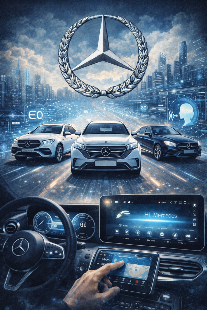 Сучасні моделі Mercedes-Benz 2000–2020 років, цифрові інтерфейси та система MBUX