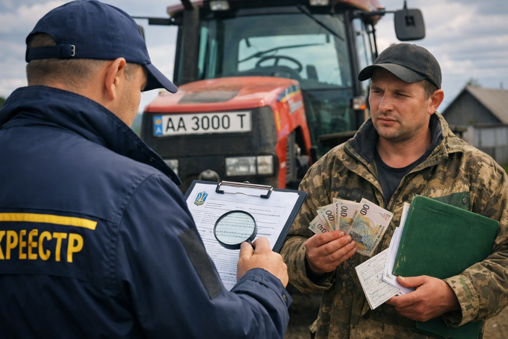 Реєстрація сільськогосподарської техніки в Україні: перевірка документів фермера