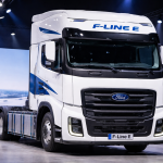 Електрична вантажівка Ford F-Line E під час офіційної презентації