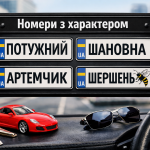Індивідуальні номерні знаки в Україні — креативні написи 2025 року