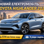 Toyota Highlander 2027 електричний SUV нового покоління з трьома рядами сидінь