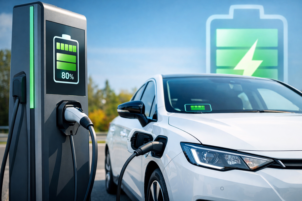 Як правильно заряджати електромобіль на зарядній станції