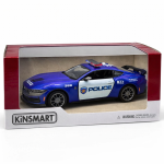 Металева модель Ford Mustang Dark Horse Police Kinsmart у заводській коробці з прозорим вікном