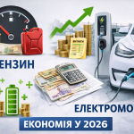 Порівняння витрат електромобіля і бензинового авто в Україні