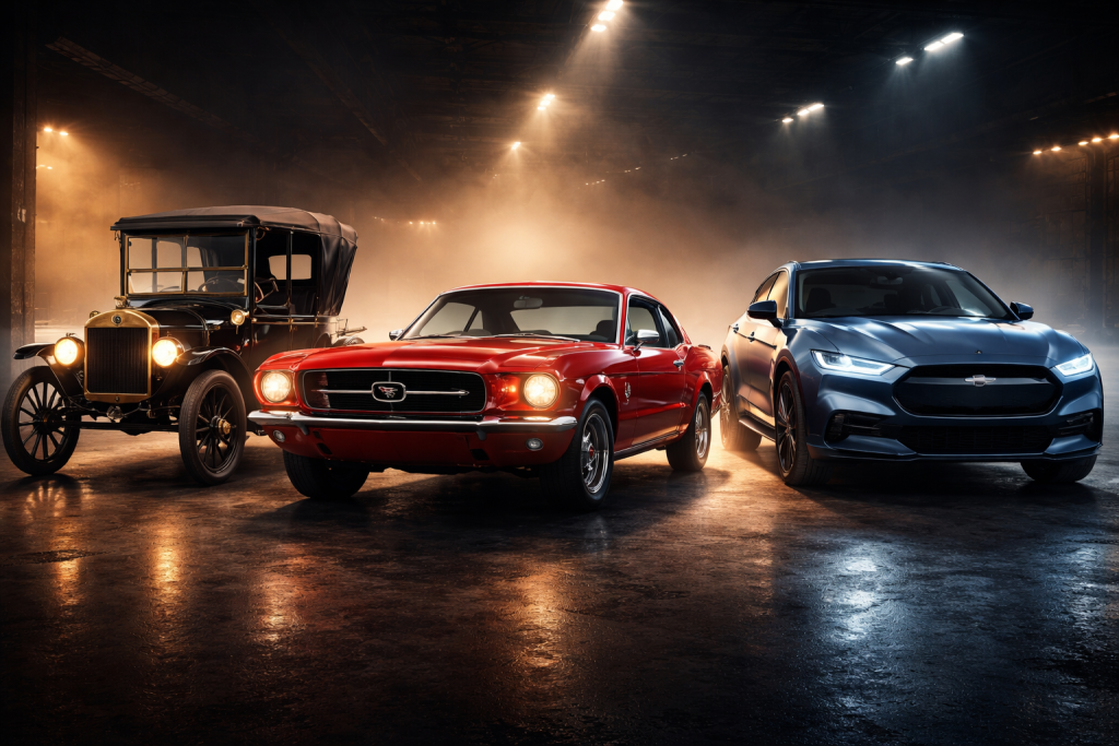 Еволюція Ford: Model T, класичний Mustang і сучасний електричний Mach-E