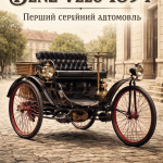 Benz Velo 1894 — перший серійний автомобіль Карла Бенца на історичній вулиці