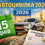 Короткострокова автоцивілка 2026 поліс ОСЦПВ на 15 днів автомобіль страховка Україна
