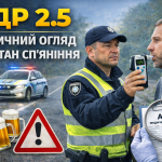 ПДР 2.5 медичний огляд водія на стан алкогольного сп’яніння перевірка алкотестером