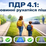 пдр 4.1 де повинні рухатися пішоходи тротуар велодоріжка край дороги