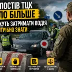 блокпост ТЦК перевірка водіїв документи поліція Україна