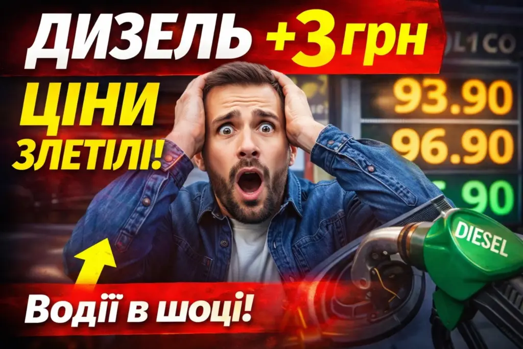 Дизель подорожчав в Україні 14 квітня 2026 ціни на АЗС різко зросли