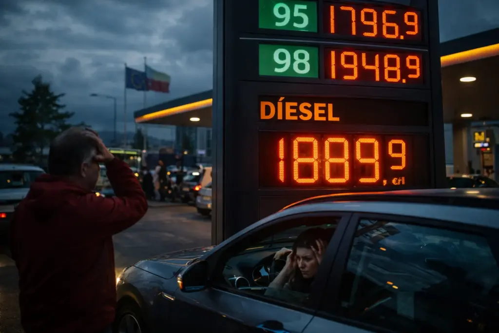 ціни на дизель у європі різко зросли табло азс