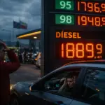 ціни на дизель у європі різко зросли табло азс