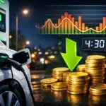 зарядка електромобіля вночі економія електроенергії графік тарифів