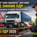 нові ПДР 2026 вантажні перевезення ваговий контроль фур