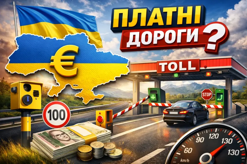 Платні дороги в Україні — коли з’являться та як працюватимут