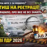 Ввезення авто з-за кордону в Україну — перша реєстрація на особу, яка розмитнила автомобіль