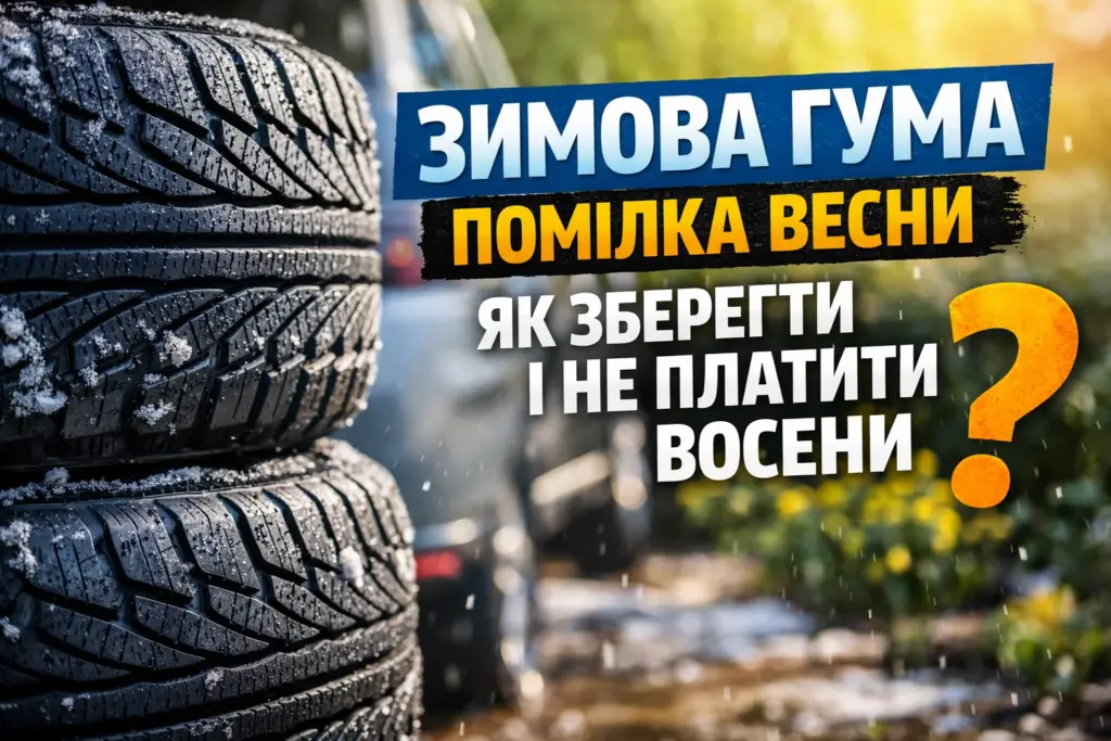 як правильно зберігати зимову гуму весна 2026 шини авто