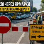 У Києві через ярмарки масово перекривають дороги — обмеження руху для водіїв