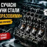 Сучасний автомобільний двигун після розбирання у сервісі