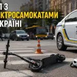 ДТП з електросамокатом на пішохідному переході в Україні