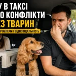 Конфлікт у таксі через перевезення собаки без попередження водія