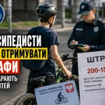 Велосипедиста зупинила поліція: у Європі почали штрафувати дітей за їзду без «велосипедних прав»