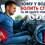 Чому у водіїв болить спина та як цього уникнути: правильна посадка за кермом і поради для здоров'я хребта