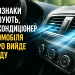 Які ознаки несправності кондиціонера автомобіля та як зрозуміти що система скоро вийде з ладу