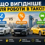 Що вигідніше для роботи в таксі — оренда авто, відсоток чи власний автомобіль