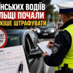 Українських водіїв у Польщі почали жорсткіше штрафувати за порушення правил дорожнього руху