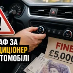 Заголовок (Title): Водіїв попередили про штраф за кондиціонер у автомобілі
