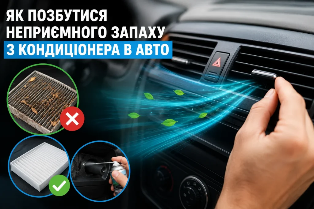Як позбутися неприємного запаху з кондиціонера в автомобілі