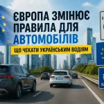 Європа змінює правила для автомобілів та вводить нові вимоги для водіїв