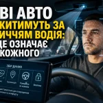 Камера в новому автомобілі стежить за обличчям і напрямком погляду водія