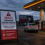 Українська автозаправна станція змінює режим роботи через російські удари по паливній інфраструктурі