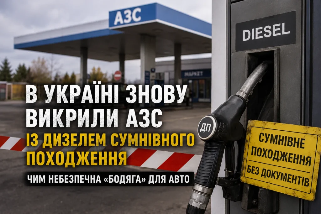 В Україні викрили АЗС із дизелем сумнівного походження