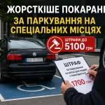 В Україні пропонують посилити покарання за паркування на місцях для людей з інвалідністю