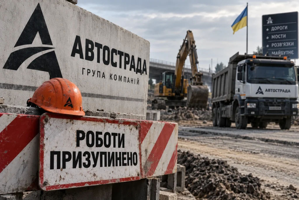 «Автострада» зупинила роботи на всіх об’єктах в Україні