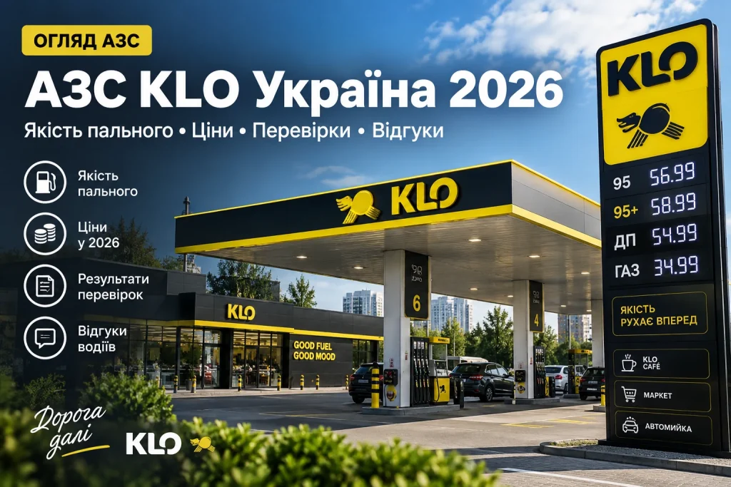 АЗС KLO в Україні у 2026 році — якість пального, ціни та перевірки