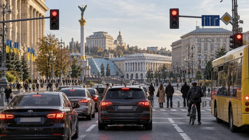 У Києві з 15 вересня на 18 світлофорах одночасно загорятиметься червоне світло