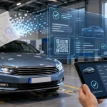 Автомобіль під час цифрової сертифікації в Україні з електронним реєстром сертифікатів