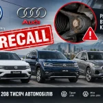 Tiguan, Volkswagen Atlas та Audi Q3, які потрапили під відкликання через небезпечний дефект кріплення рульової рейки.