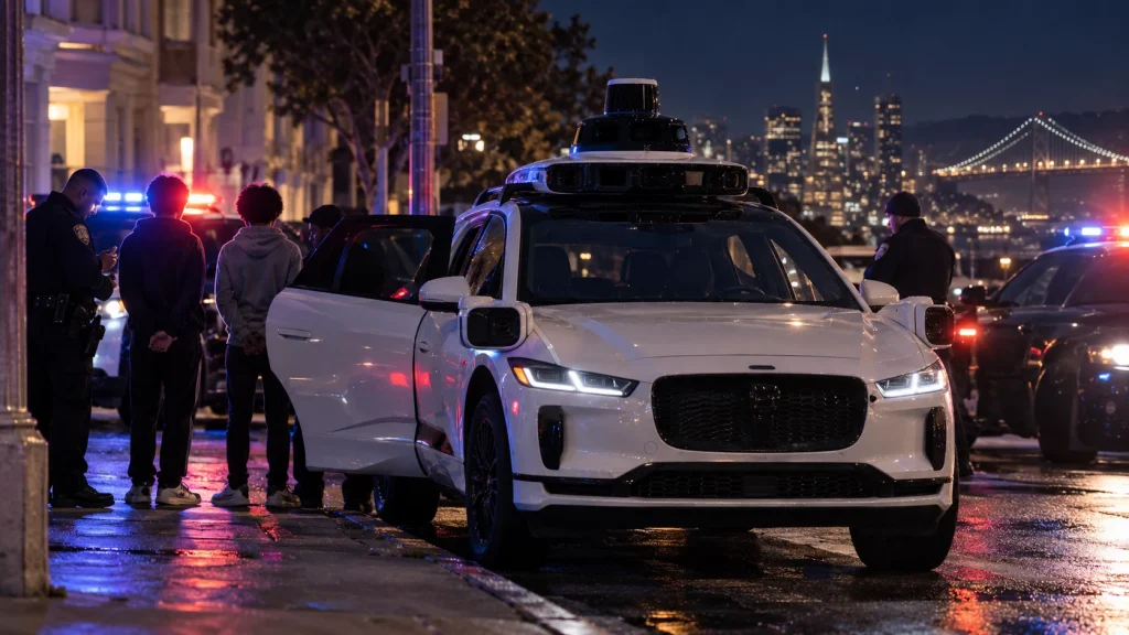 Роботаксі Waymo зупинило поїздку після виявлення зброї у пасажирів у Сан-Франциско