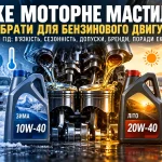Яке моторне мастило вибрати для бензинового двигуна взимку та влітк